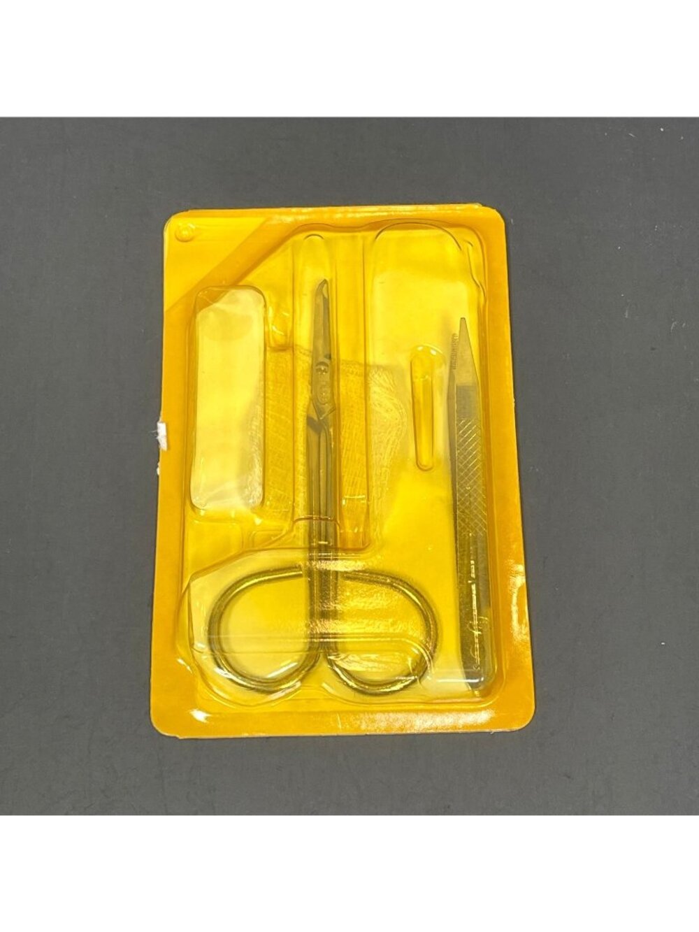 Vintage Suture Removal Sterile Tray Medical Tools Littauer Scissor Metal Forceps - Picture 5 of 9
